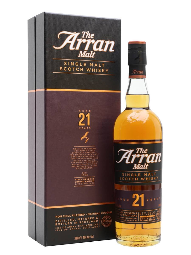 Arran 21 Year Old Limited Edition First Release Single Malt Scotch - Flask Fine Wine & Whisky