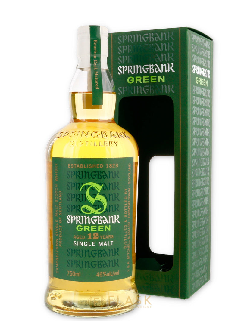 Springbank Green 12 Year Old Single Malt Whisky - Flask Fine Wine & Whisky