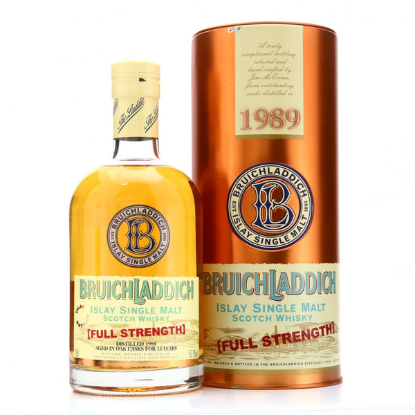 Bruichladdich 1989 Full Strength 13 Year Old Single Malt / 57.1% - Flask Fine Wine & Whisky