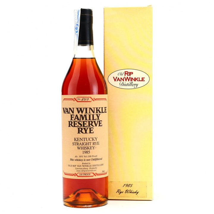 Van Winkle Family Reserve Rye 1985 / Lawrenceburg Un-Chillfiltered 100 Proof - Flask Fine Wine & Whisky