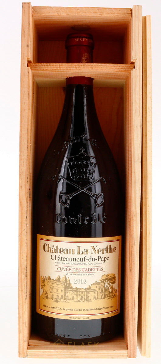Chateau La Nerthe Chateauneuf du Pape Cuvee des Cadettes Magnum 2012 1.5 liter - Flask Fine Wine & Whisky