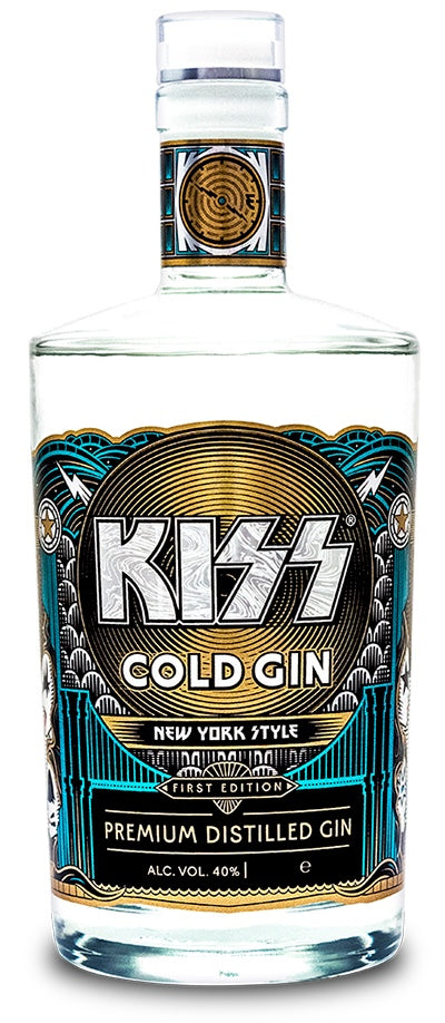 KISS Cold Gin 700ml - Flask Fine Wine & Whisky