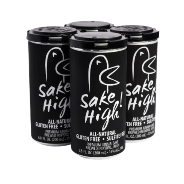 Sake High Junmai Sake 200ml 4pk - Flask Fine Wine & Whisky