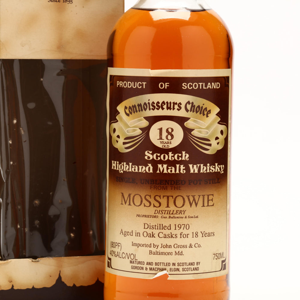 Mosstowie 18 Year Old Gordon and Macphail Connoisseurs Choice 1970 - Flask Fine Wine & Whisky