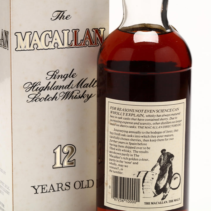 Macallan 12 Year Old 1980s / Premier Wine Merchants 750ml - Flask Fine Wine & Whisky