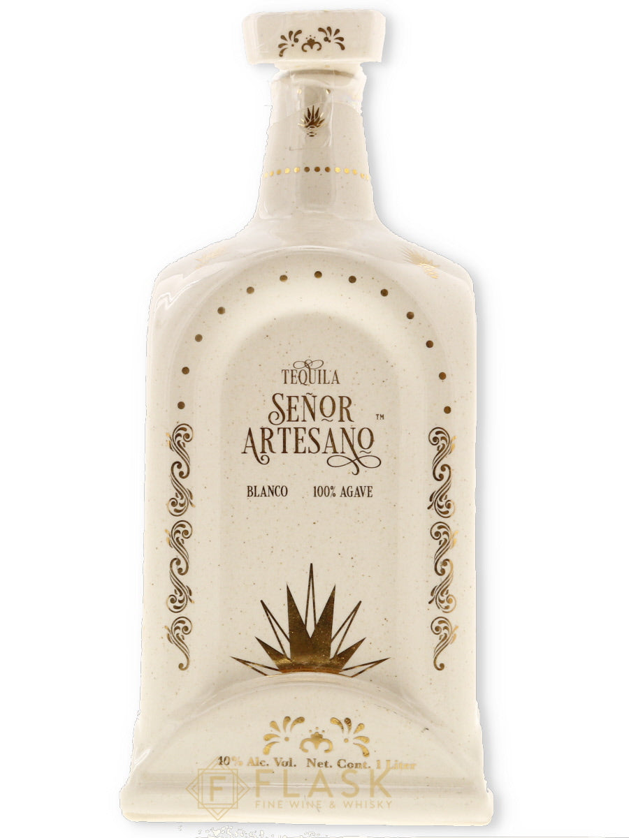 Senor Artesano Blanco Ceramic 1L - Flask Fine Wine & Whisky