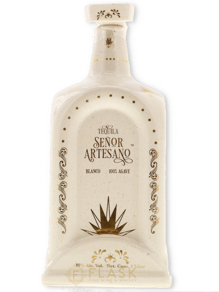 Senor Artesano Blanco Ceramic 1L - Flask Fine Wine & Whisky