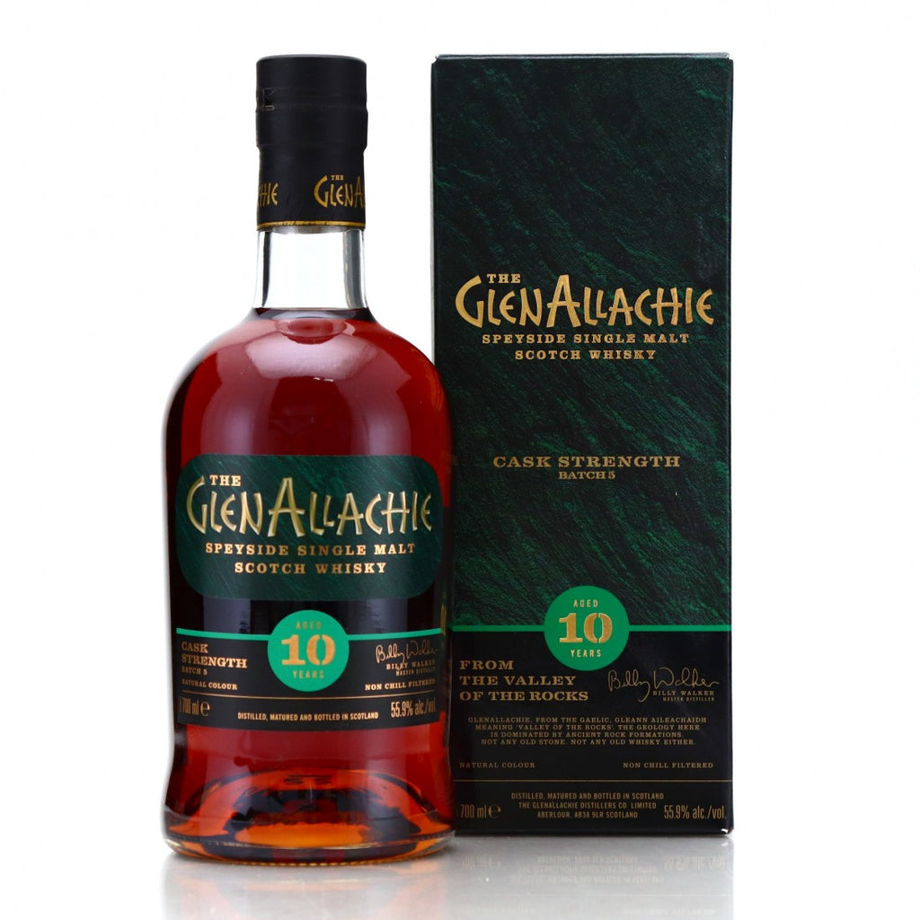 GlenAllachie 10 Year Old Cask Strength Batch #5 - Flask Fine Wine & Whisky