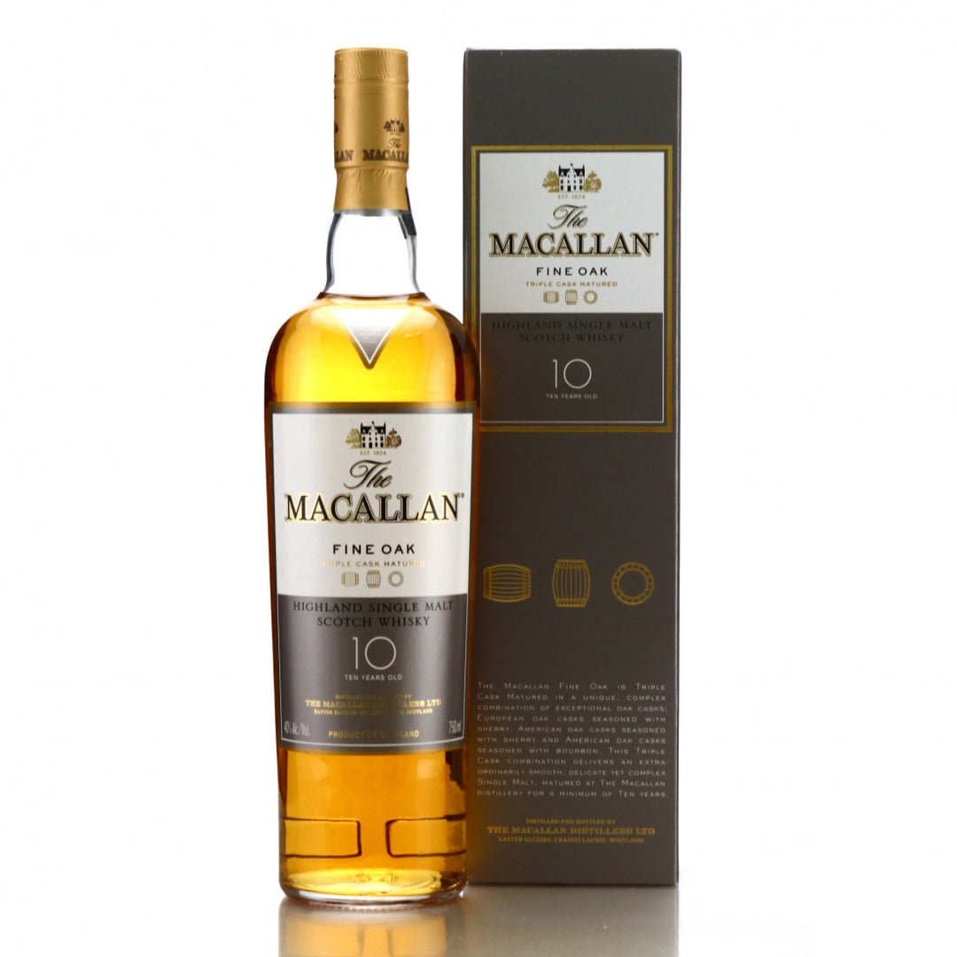 Macallan 10 Year Old Fine Oak - Flask Fine Wine & Whisky