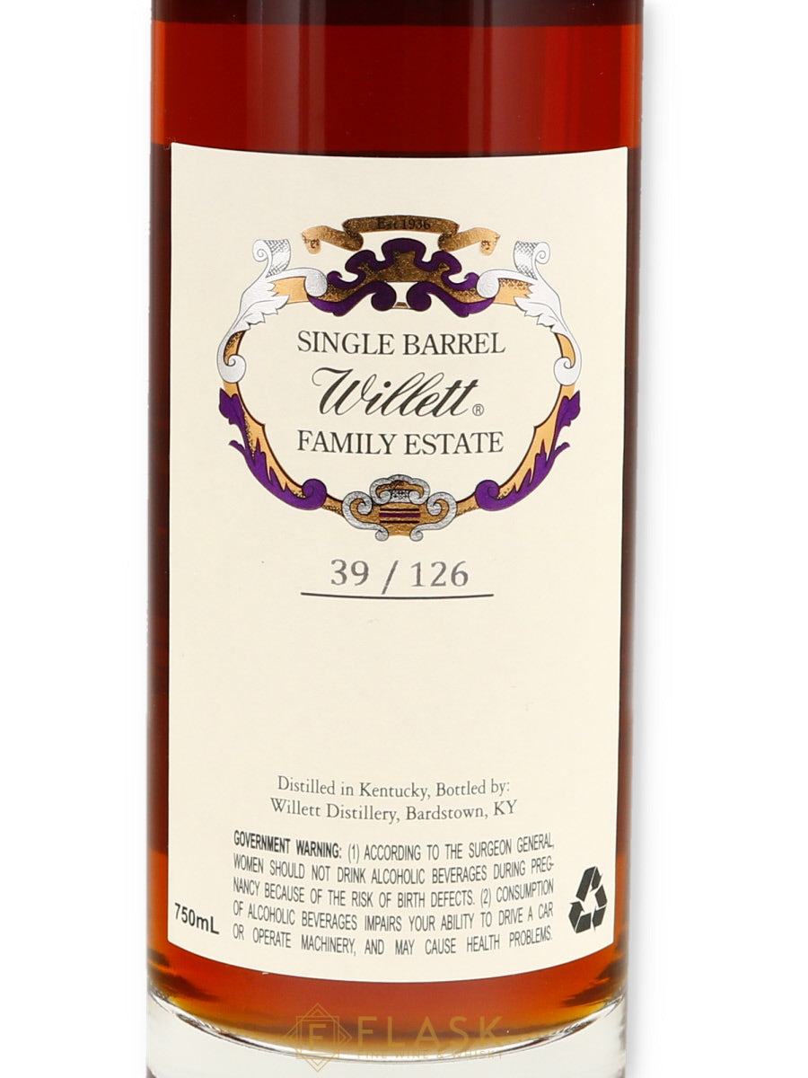 Willett Family Estate 17 Year Old Bourbon Single Barrel #3626 - Flask Fine Wine & Whisky