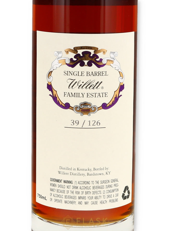 Willett Family Estate 17 Year Old Bourbon Single Barrel #3626 - Flask Fine Wine & Whisky