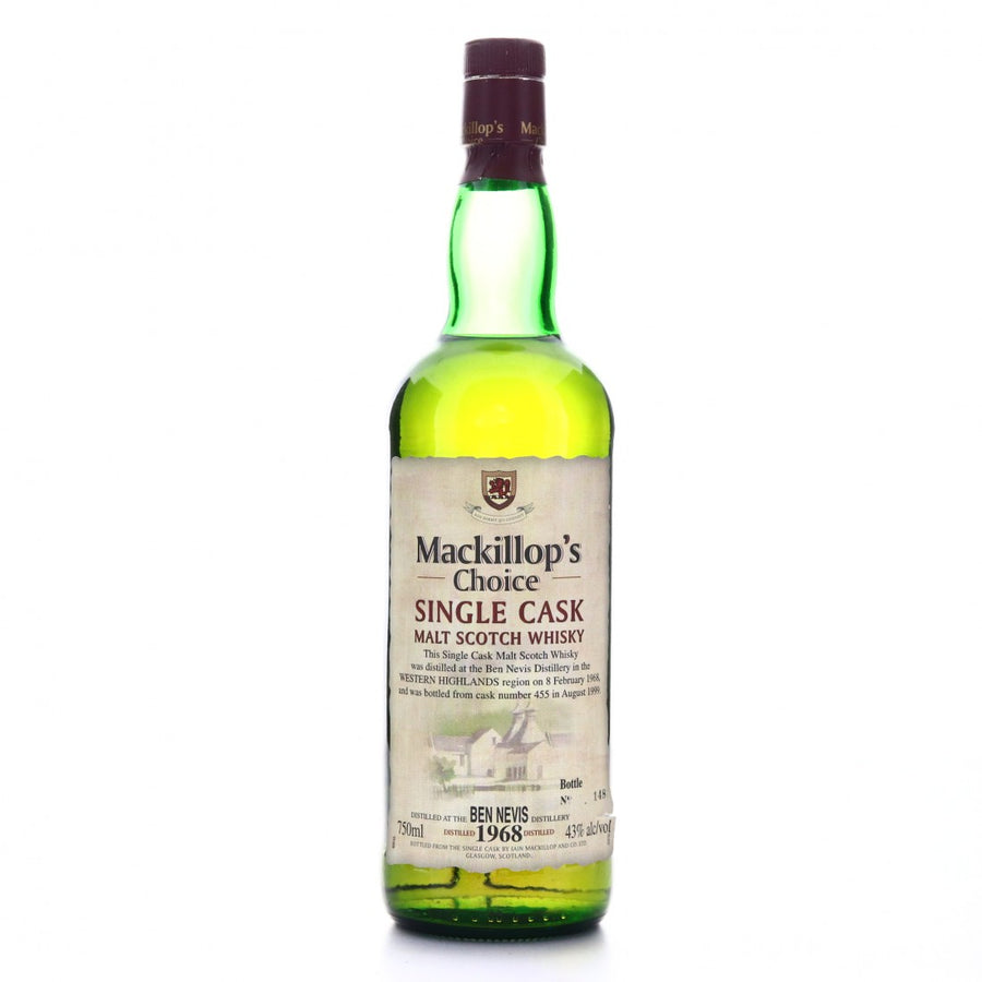 Ben Nevis 31 Year Old 1968 Mackillop's Choice Cask #455 Single Malt - Flask Fine Wine & Whisky