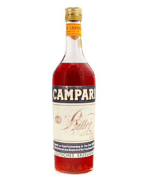 CAMPARI 1000ml 未開栓　オールドボトル 未開栓】カンパリ 1000ml 25% リキュール古酒 旧ラベル R8SA13 - メルカリ