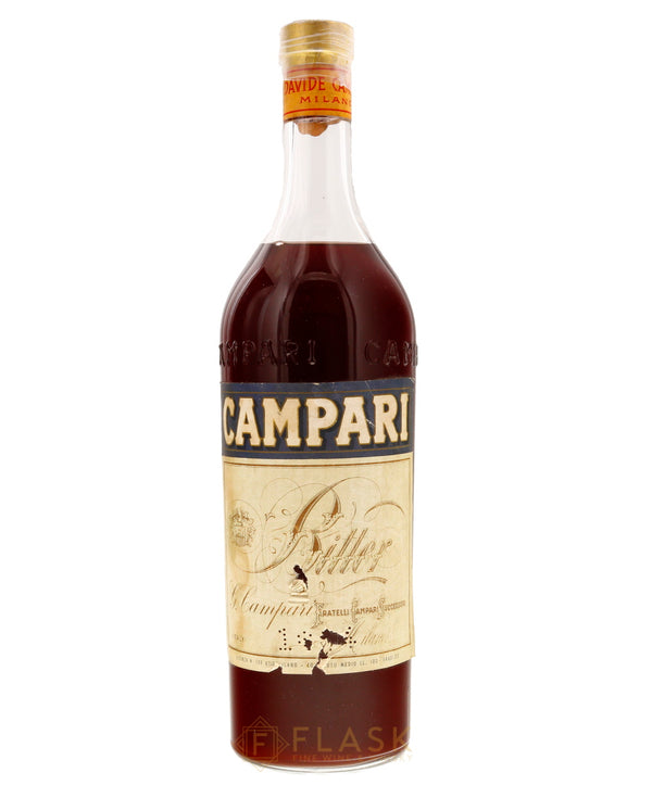 Campari Vintage Bottled 1950s 1 Liter - Flask Fine Wine & Whisky