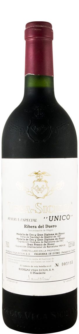 Vega Sicilia Unico Reserva Especial 1981, 1986, 1990 (1997 Release) - Flask Fine Wine & Whisky