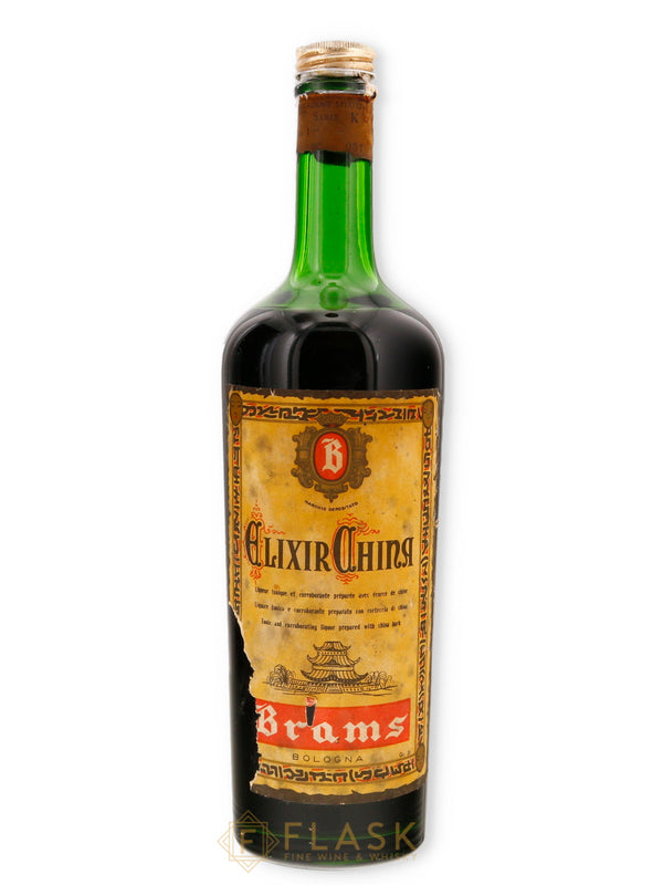 Brams Elixir China Vintage 1930s/1940s - Flask Fine Wine & Whisky