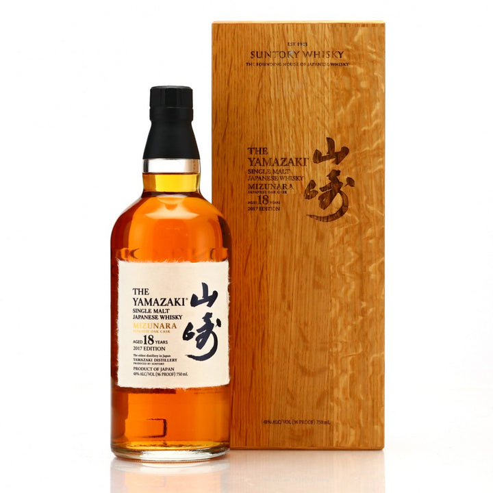 Yamazaki 18 Year Old Mizunara Oak 2017 750ml - Flask Fine Wine & Whisky