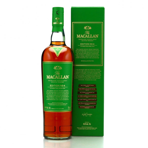 Macallan Edition 4 - Flask Fine Wine & Whisky