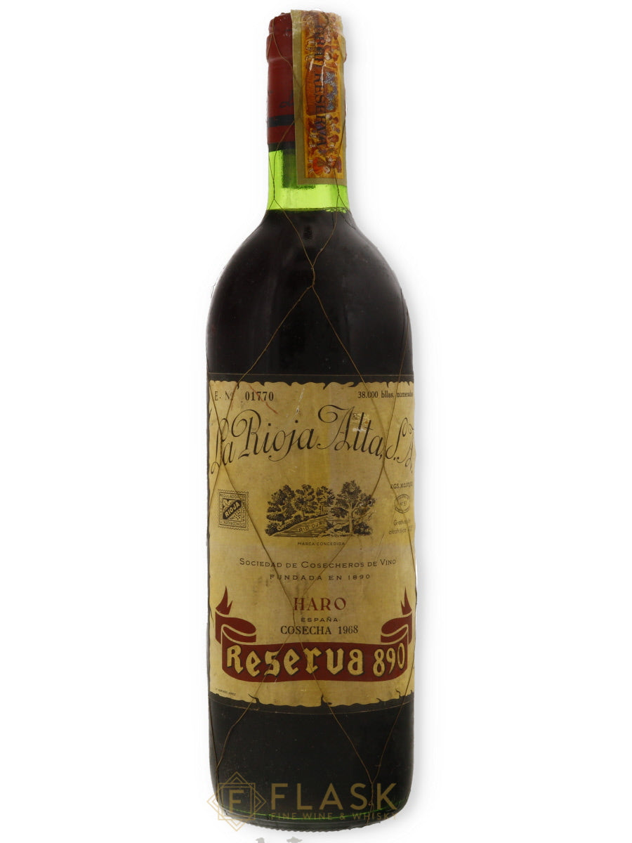 La Rioja Alta Gran Reserva 890 1968 - Flask Fine Wine & Whisky