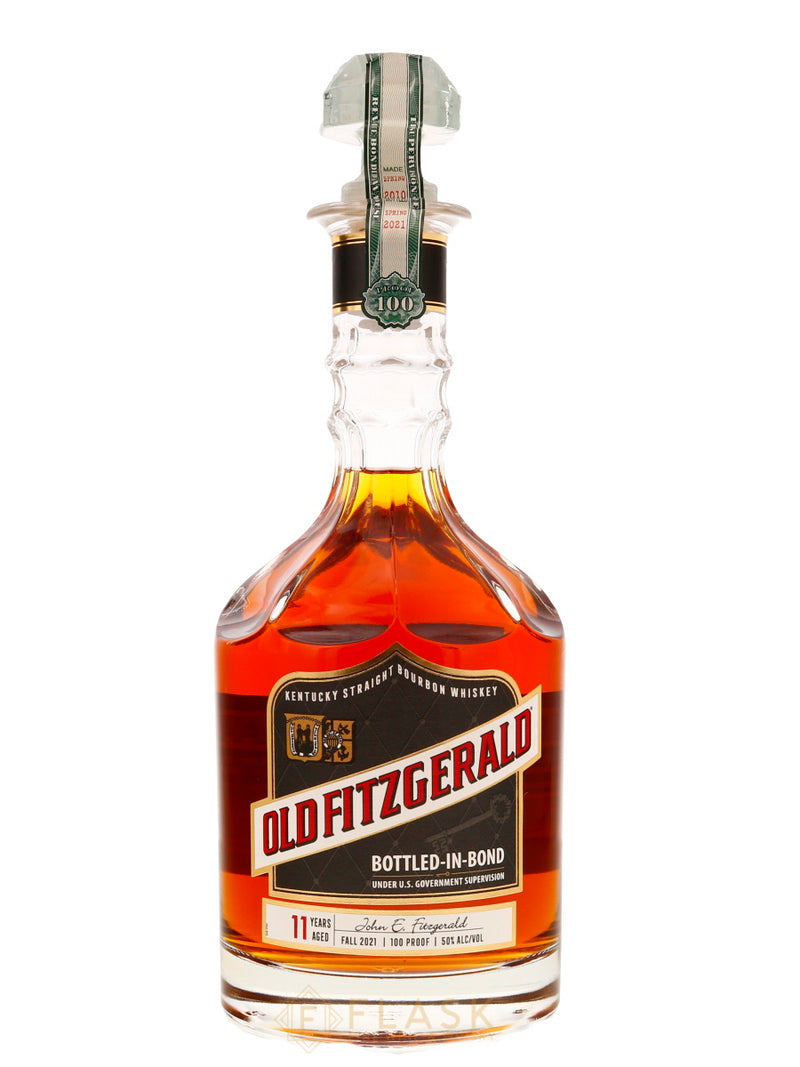 Old Fitzgerald 11 Year Old Bourbon Bottled In Bond Decanter Bottle 2021 Edition - Flask Fine Wine & Whisky