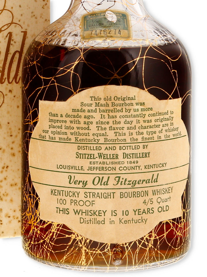 Very Old Fitzgerald 1947 10 Year Old Bourbon Bottled in Bond 100 Proof / Stitzel-Weller [Gift Box] - Flask Fine Wine & Whisky