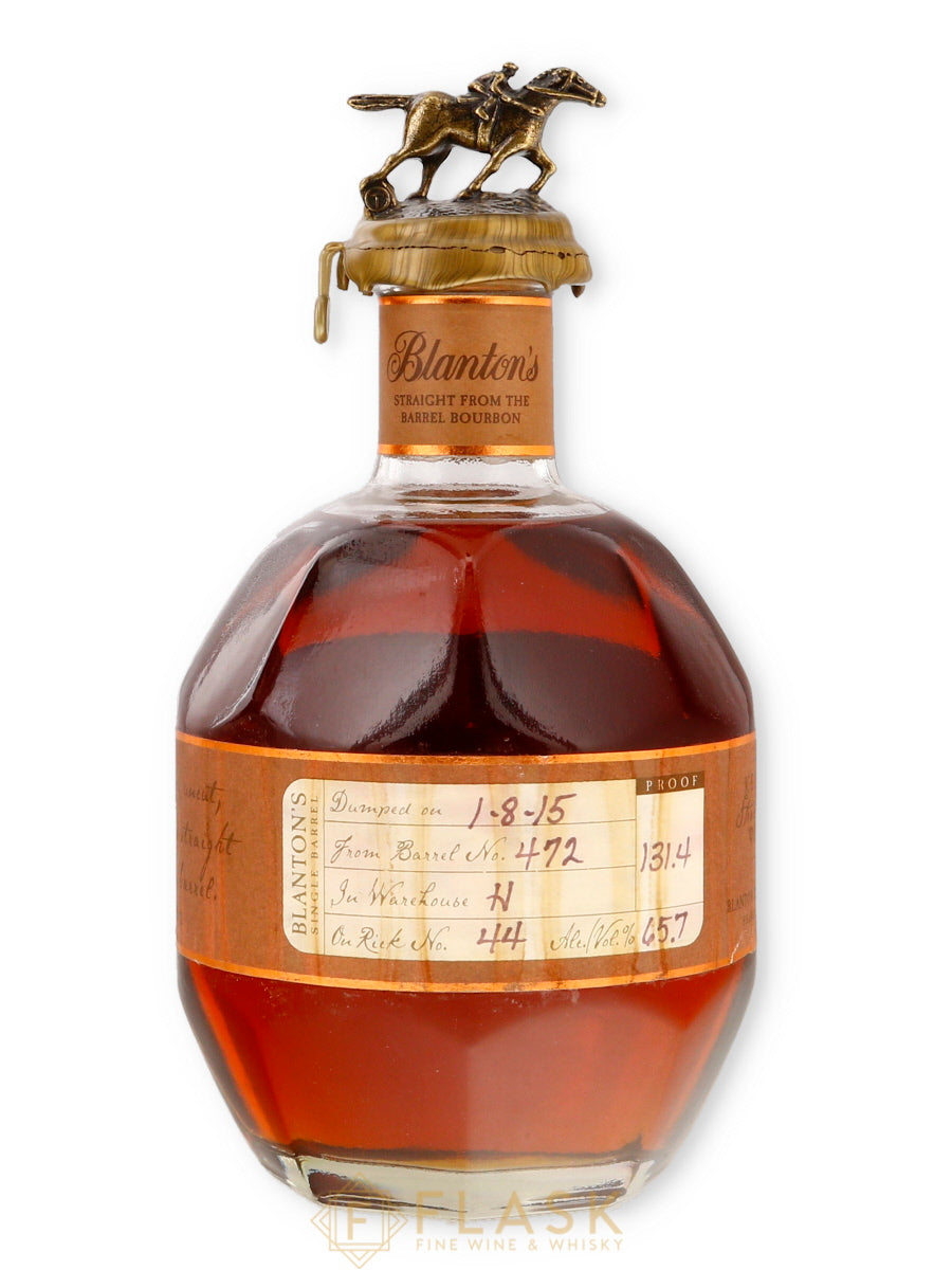 Blantons Straight From The Barrel Bourbon Bottled 2015 - Flask Fine Wine & Whisky