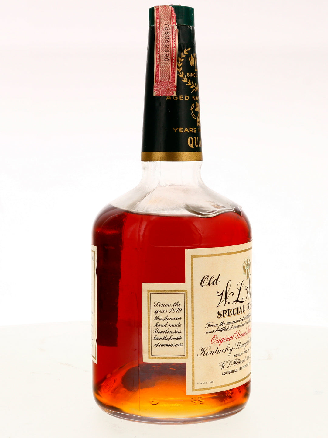 Old WL Weller Special Reserve 7 Year Old Bourbon "Paper Label" 1977 1 Quart / Stitzel Weller - Flask Fine Wine & Whisky