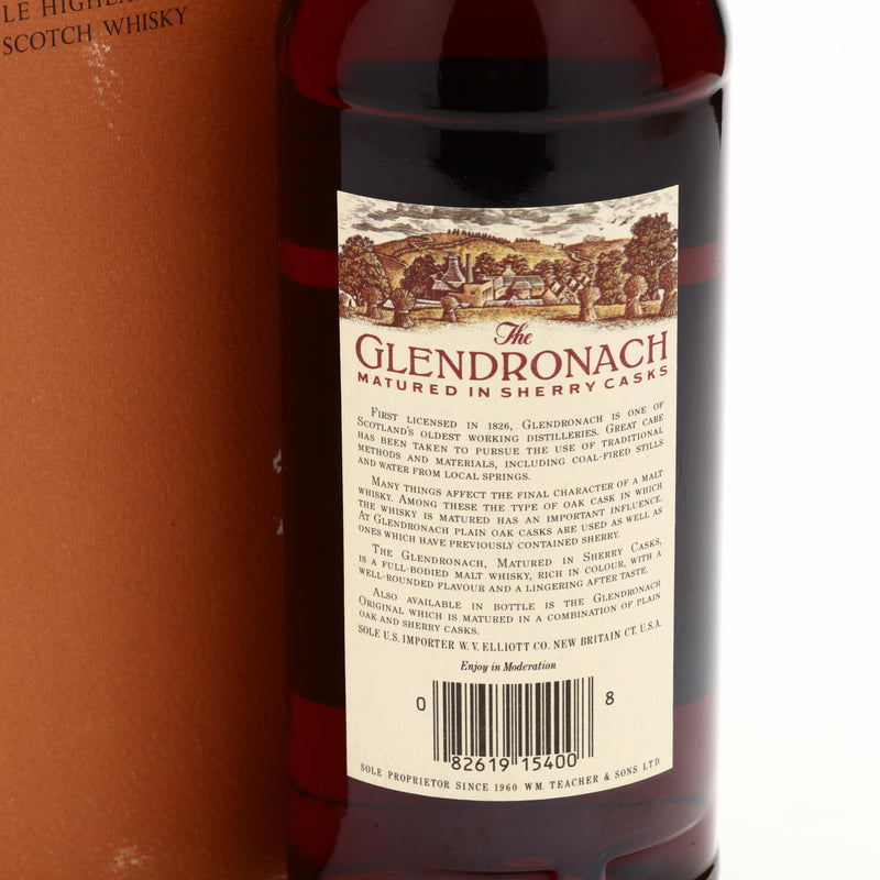 Glendronach 12 Year Old Sherry Cask 1980s - Flask Fine Wine & Whisky