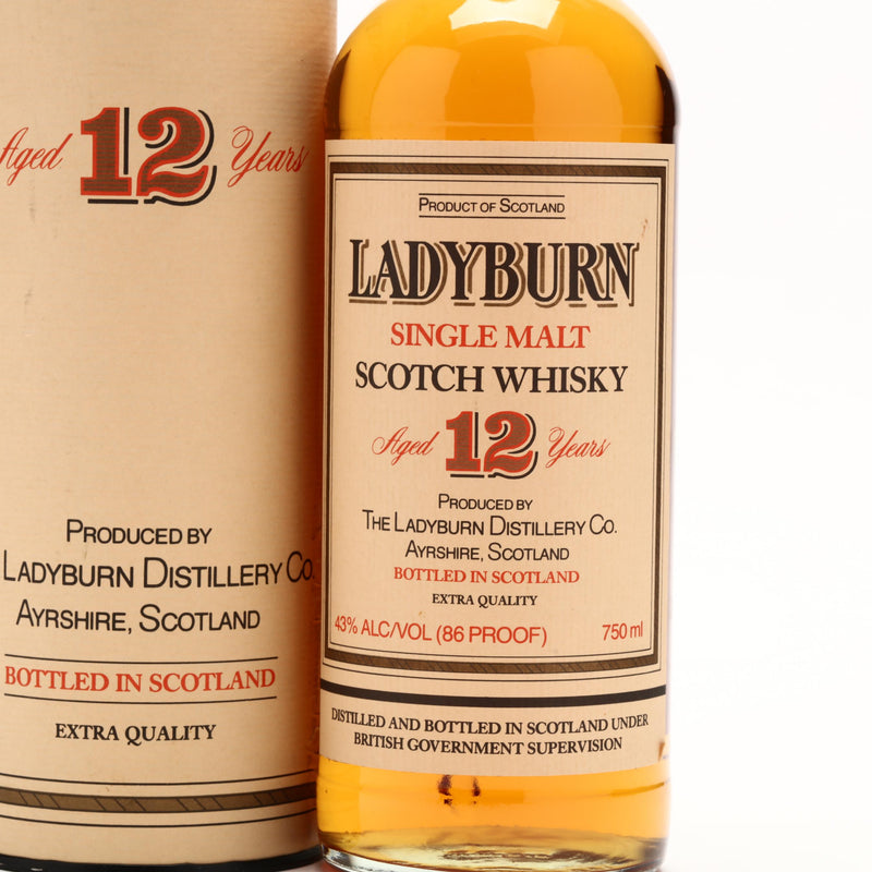 Ladyburn 12 Year Old 1980s Ladyburn Distilling Co [Original Tube] - Flask Fine Wine & Whisky