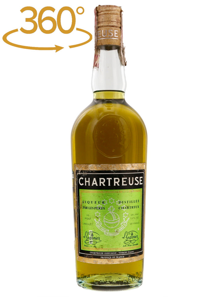 Chartreuse Voiron Green Vintage 1960s 700ml [Base Neck] - Flask Fine Wine & Whisky