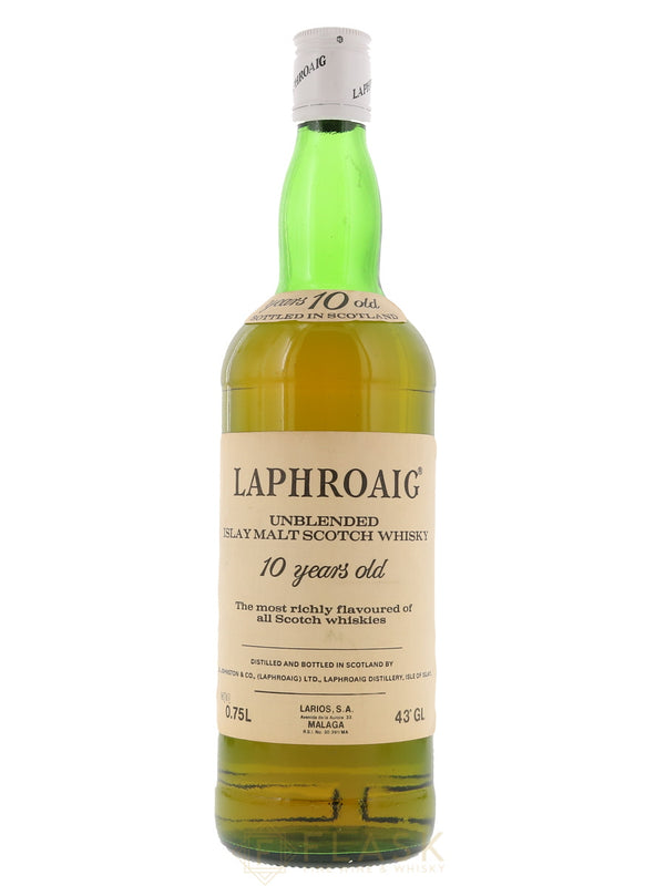 Laphroaig Unblended 10 Year Old 1970s Single Malt - Flask Fine Wine & Whisky