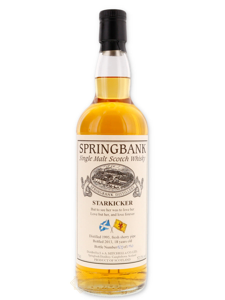 Springbank 1995 Single Fresh Sherry Cask 18 Year Old Cask Strength 52.1% / Starkicker 70cl - Flask Fine Wine & Whisky