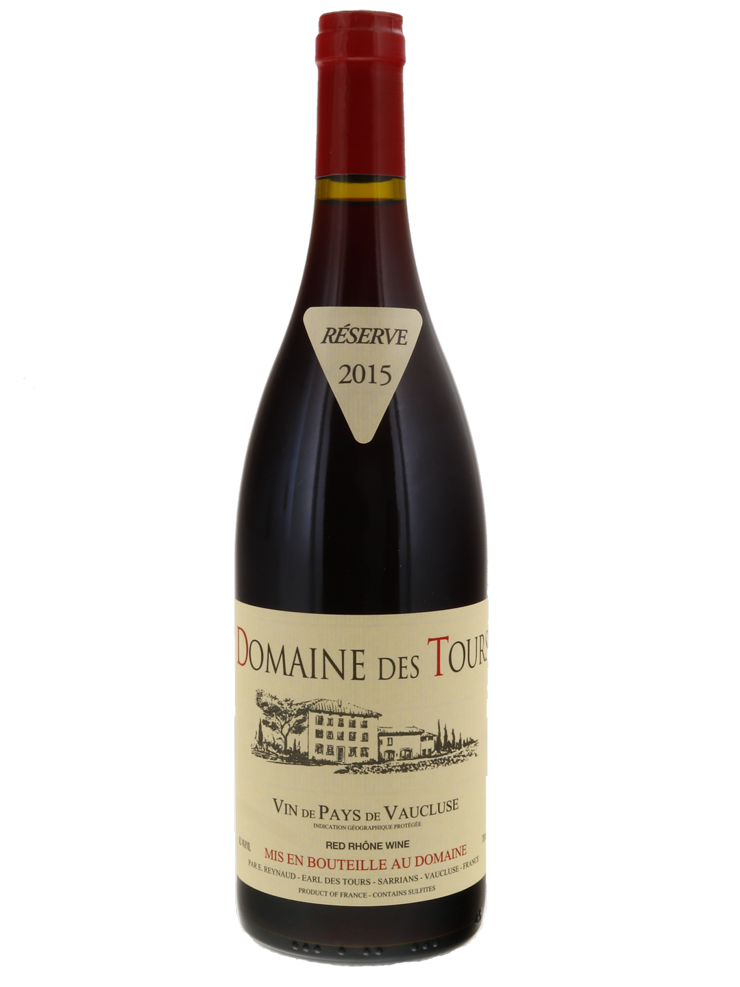 Domaine Des Tours Vin De Pays De Vaucluse Reserve 2015 - Flask Fine Wine & Whisky