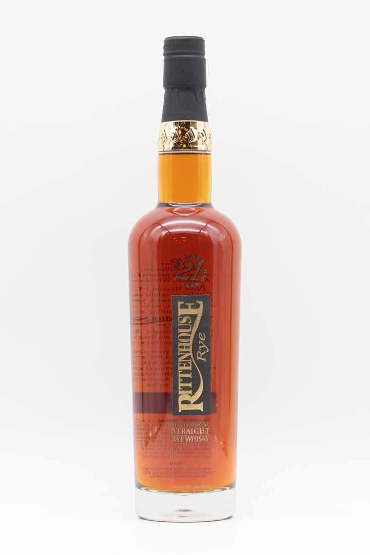 Rittenhouse Single Barrel 21 Year Old Straight Rye Whiskey - Flask Fine Wine & Whisky