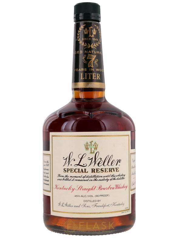 W.L. Weller Special Reserve 7 Year Bourbon Paper Label 1 Liter - Flask Fine Wine & Whisky