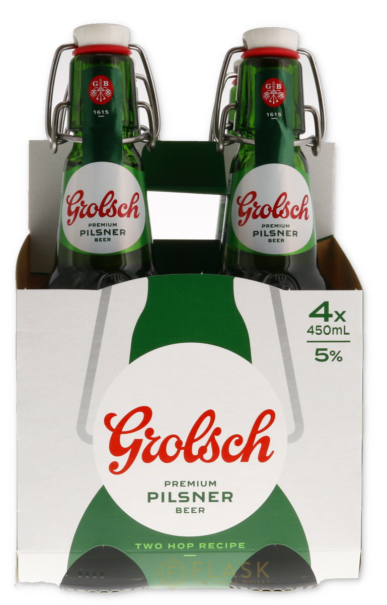 Grolsch Pilsner 4pk 450ml - Flask Fine Wine & Whisky