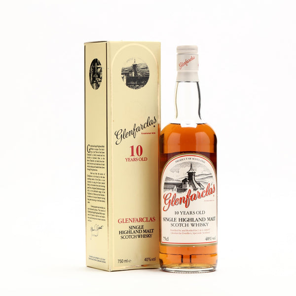 Glenfarclas 10 Year Old Single Highland Malt Scotch 1980s - Flask Fine Wine & Whisky