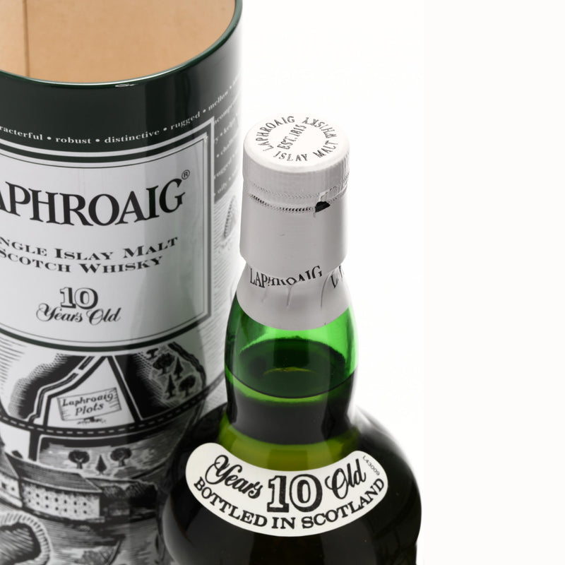 Laphroaig 10 Year Old Islay Single Malt 1990s 43% - Flask Fine Wine & Whisky