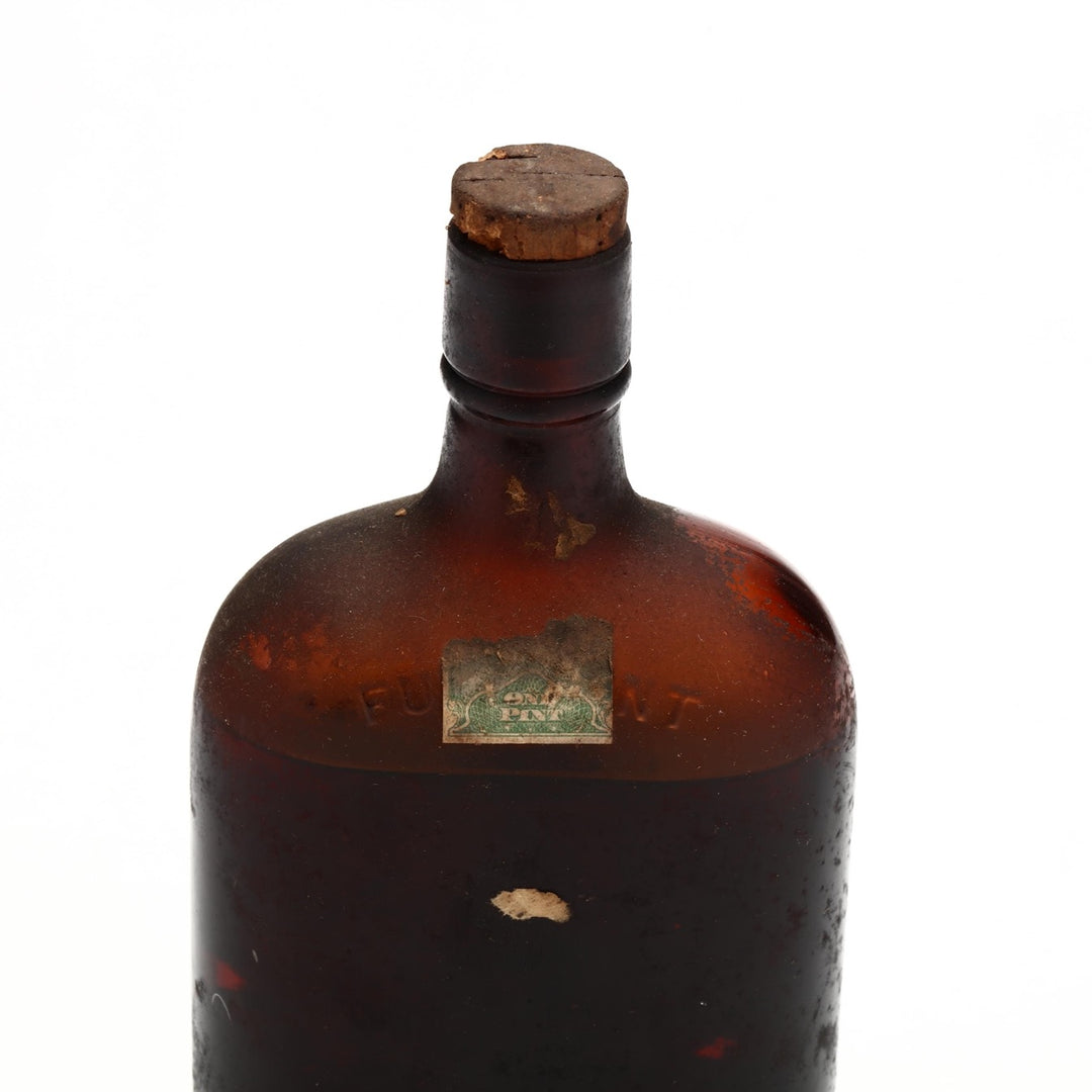 Old Overholt Prohibition Whiskey 1915 Bottled in Bond 14 Year Old One Pint - Flask Fine Wine & Whisky