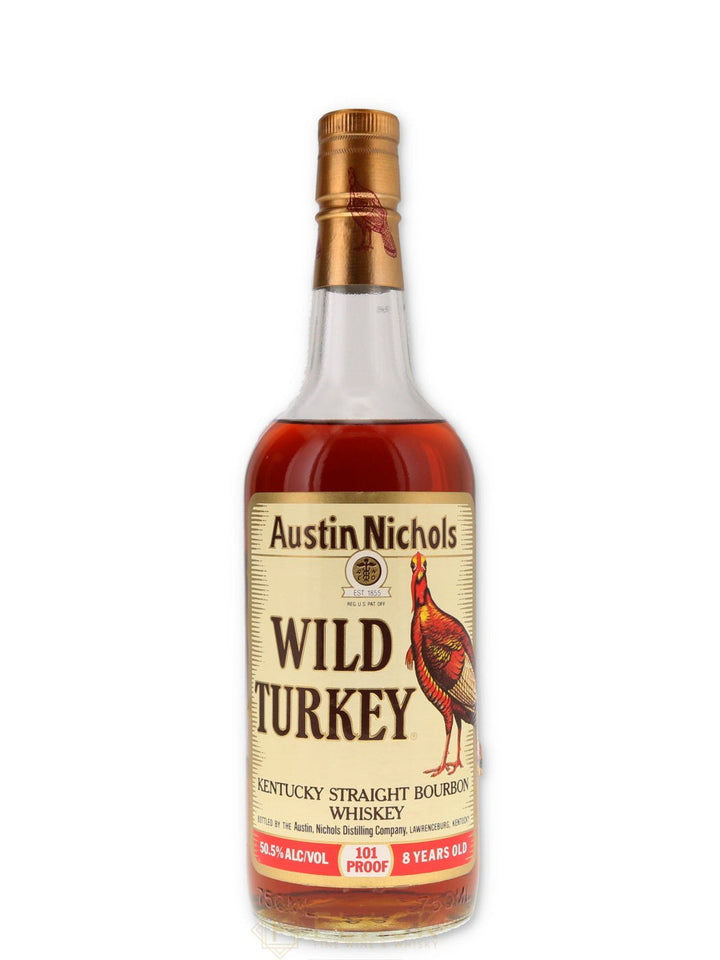 Wild Turkey 101 Proof 8 Year Old Bourbon 1991 In Gift Tin - Flask Fine Wine & Whisky