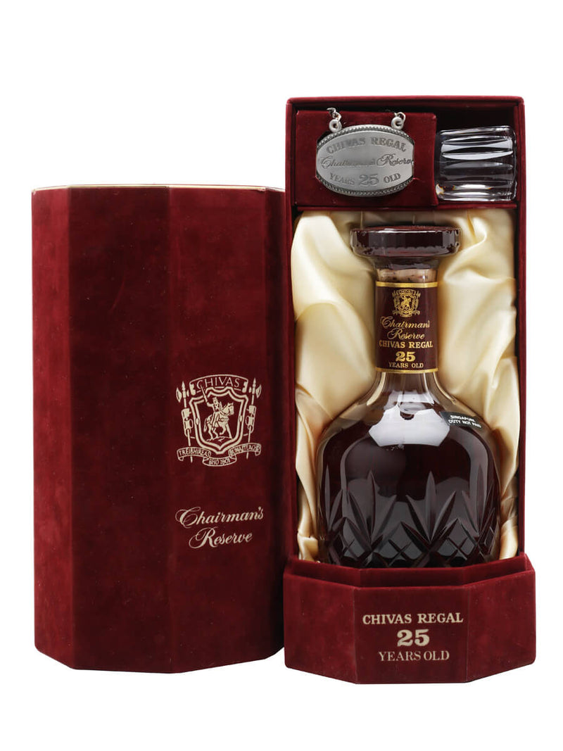 Chivas Regal 25 Year Old Chairman's Reserve II 1980s - Flask Fine Wine & Whisky