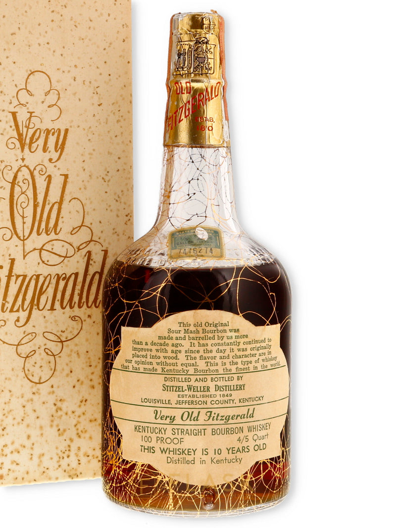 Very Old Fitzgerald 1947 10 Year Old Bourbon Bottled in Bond 100 Proof / Stitzel-Weller [Gift Box] - Flask Fine Wine & Whisky