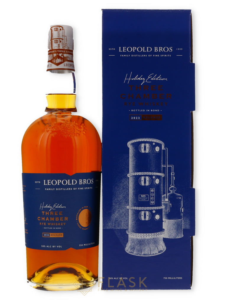 Leopold Bros Three Chamber Holiday Edition Straight Rye Whiskey2022 - Flask Fine Wine & Whisky