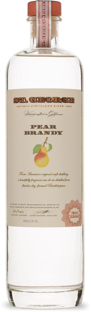 St George Pear Brandy - Flask Fine Wine & Whisky