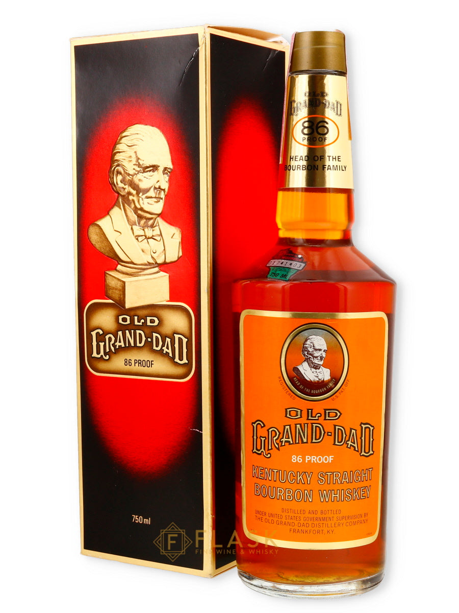 Old Grand-Dad Kentucky Straight Bourbon 1970s [Gift Box] - Flask Fine Wine & Whisky