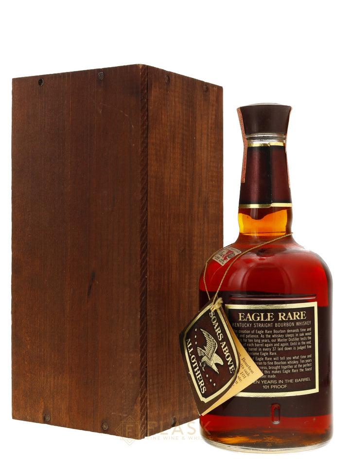 Eagle Rare 10 Year Old 1975 Old Prentice, Lawrenceburg 10 Year Old 101 Proof [Wood Box] - Flask Fine Wine & Whisky