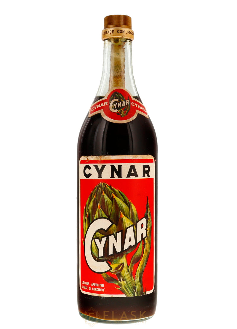Cynar Cynar Liqueur Vintage Bottled 1960s 1 Liter - Flask Fine Wine & Whisky