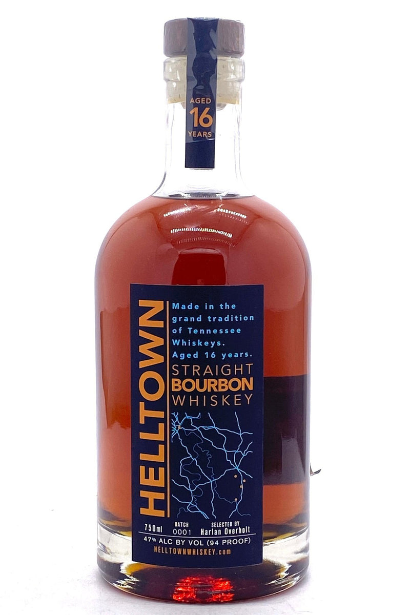 HellTown 16yr Straight Tennessee Bourbon 94 proof - Flask Fine Wine & Whisky