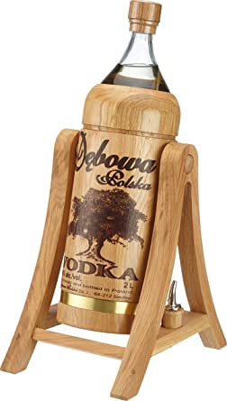 Debowa Polska Oak Vodka 1.75 Liter Swing Cradle - Flask Fine Wine & Whisky