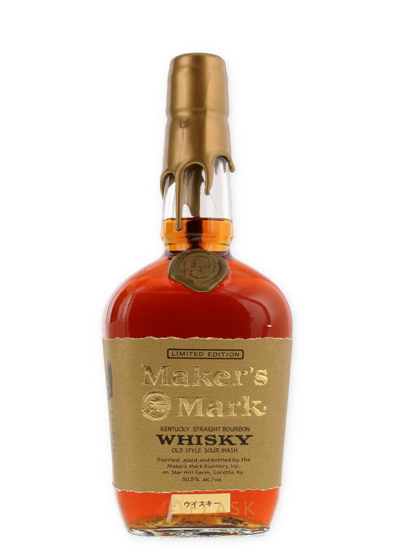 Makers Mark VIP Kentucky Straight Bourbon Gold Wax / Japan Release - Flask Fine Wine & Whisky